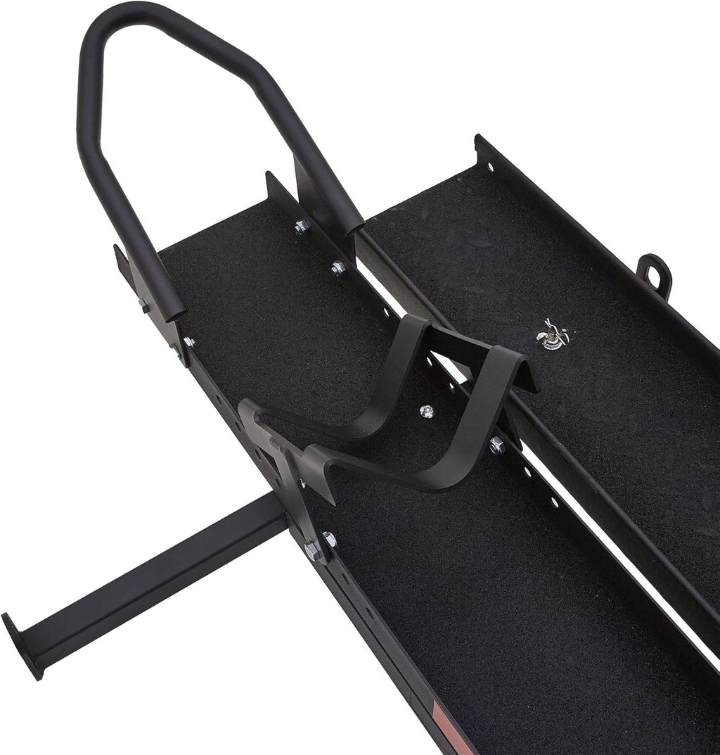 Steel Motorcycle Carrier for RVs, 400 lb Capacity P52090
