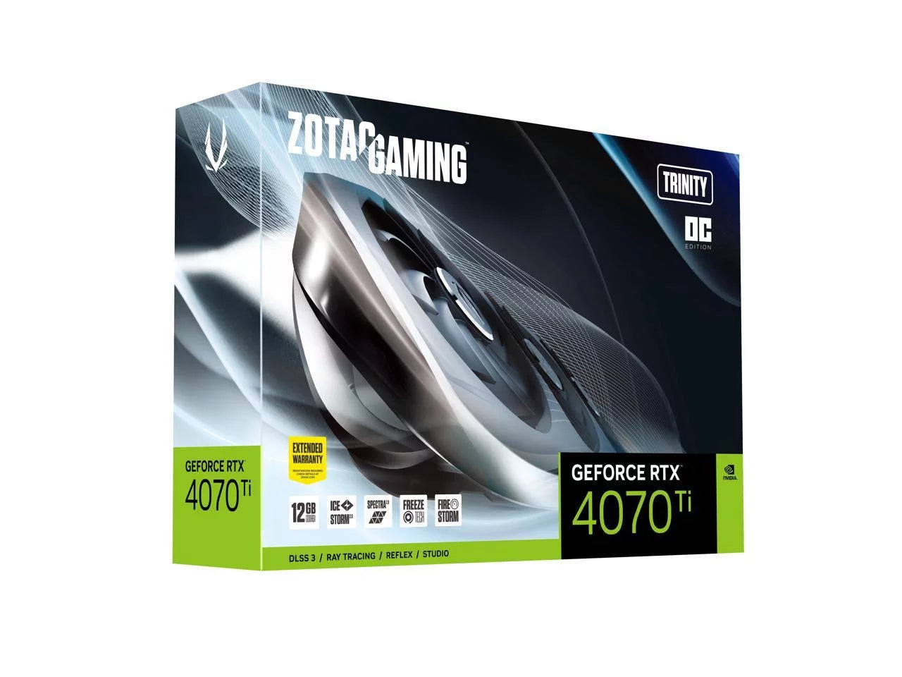 GeForce RTX 4070 Ti Trinity OC 12GB GDDR6X Gaming Graphics Card R599882