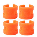 BESPORTBLE 4 Pcs Bike Chainstay Protector Bicycle Frame Protector Guard Pad for Mountain Road Bike Folding Frame Front Fork Protective