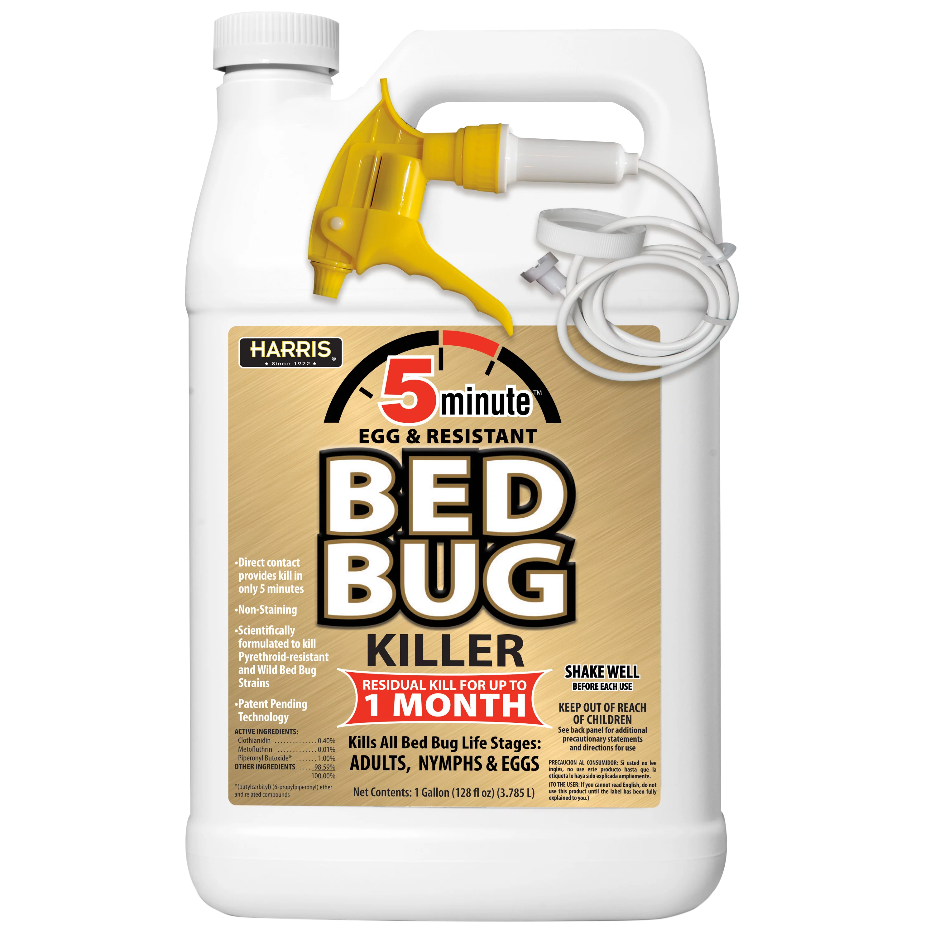 Bed Bug Killer Spray, 1 Gallon with Trigger C40098