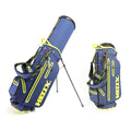 Helix Golf Stand Bag Retractable, 6 Way Dividers with Backstrap Shoulder Carry Golf Bag, Golf Bag Stand with Wheel for Traveling