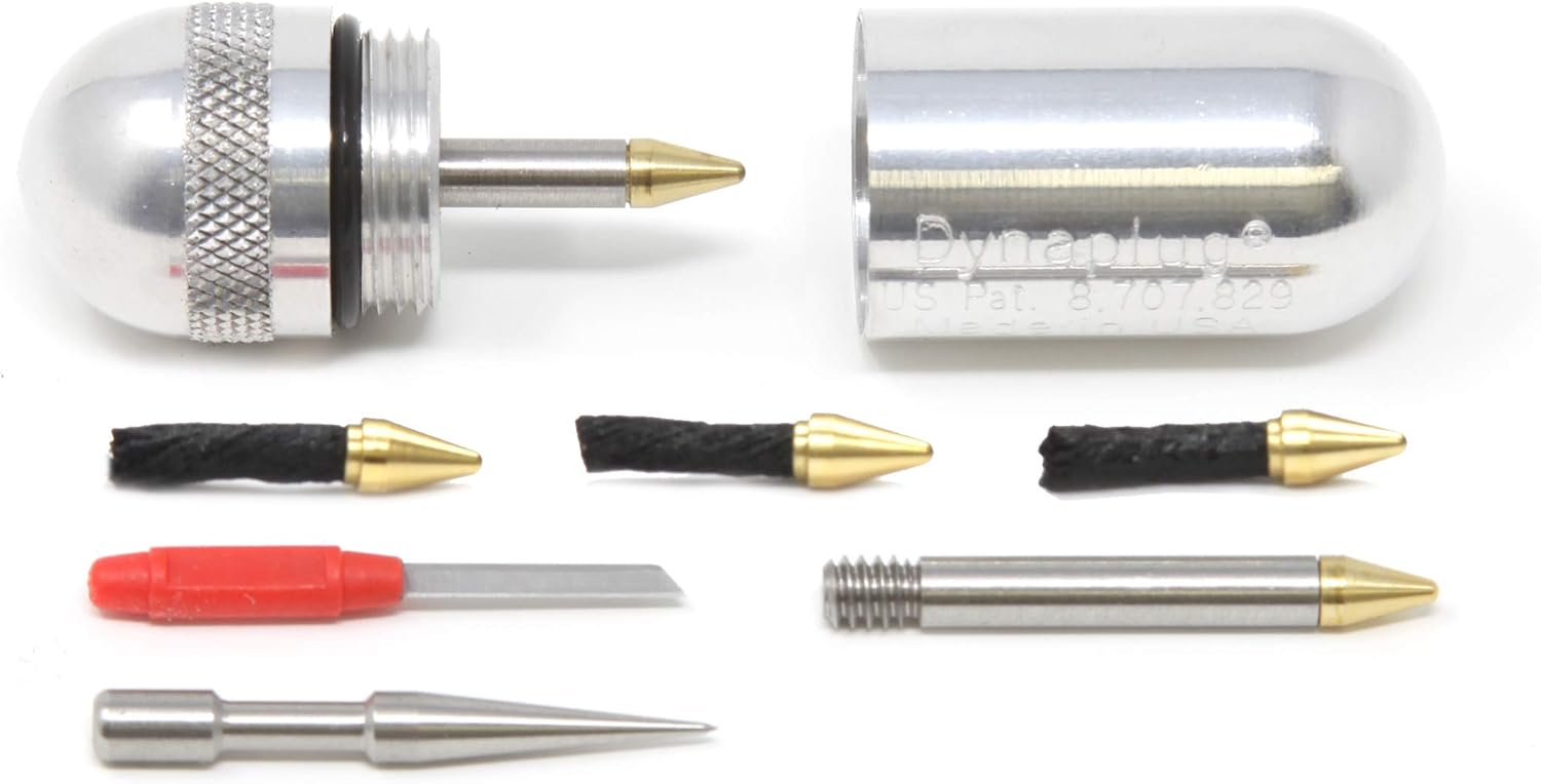 Dynaplug Pill Bicycle Puncture Repair (Polished Aluminum)