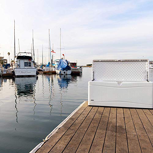 Extra Large Deck Box, 130 Gallon, Desert Sand/Brown V622519