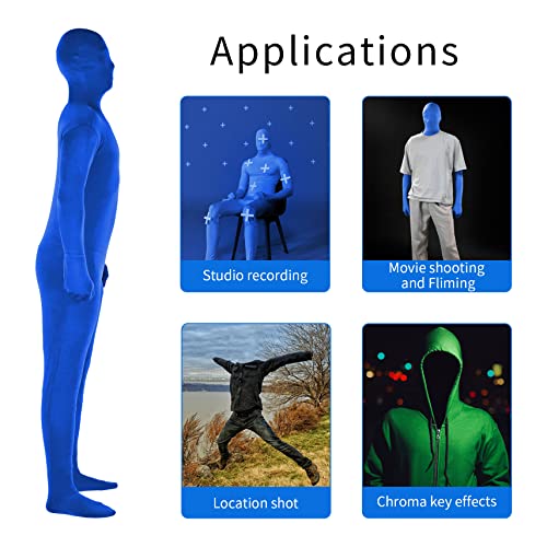 Blue Chromakey Full Body Suit for Photo Video Invisible Effect I247098