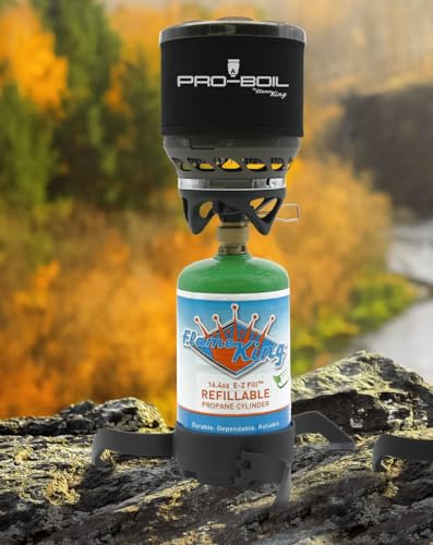 Refillable 1LB Empty Propane Cylinder Tank, 16.4 oz, 2-Pack I87191