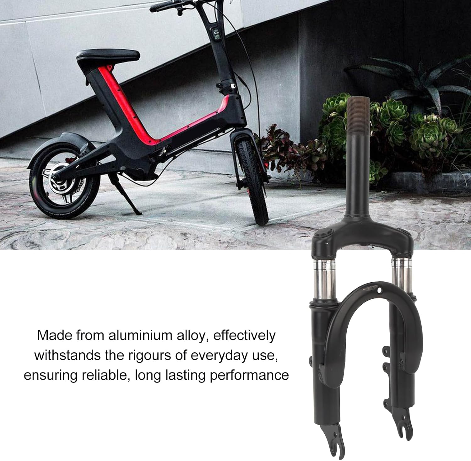 Front Fork Hydraulic Shock Absorber for Electric Scooter, 14 Inch J135
