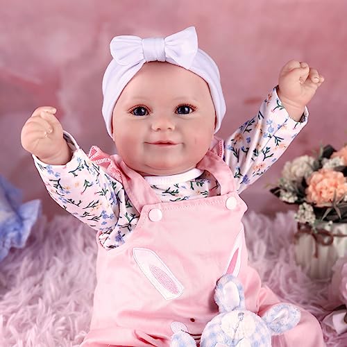 20 Inch Soft Vinyl Reborn Baby Doll with Accessories for Girls P18941