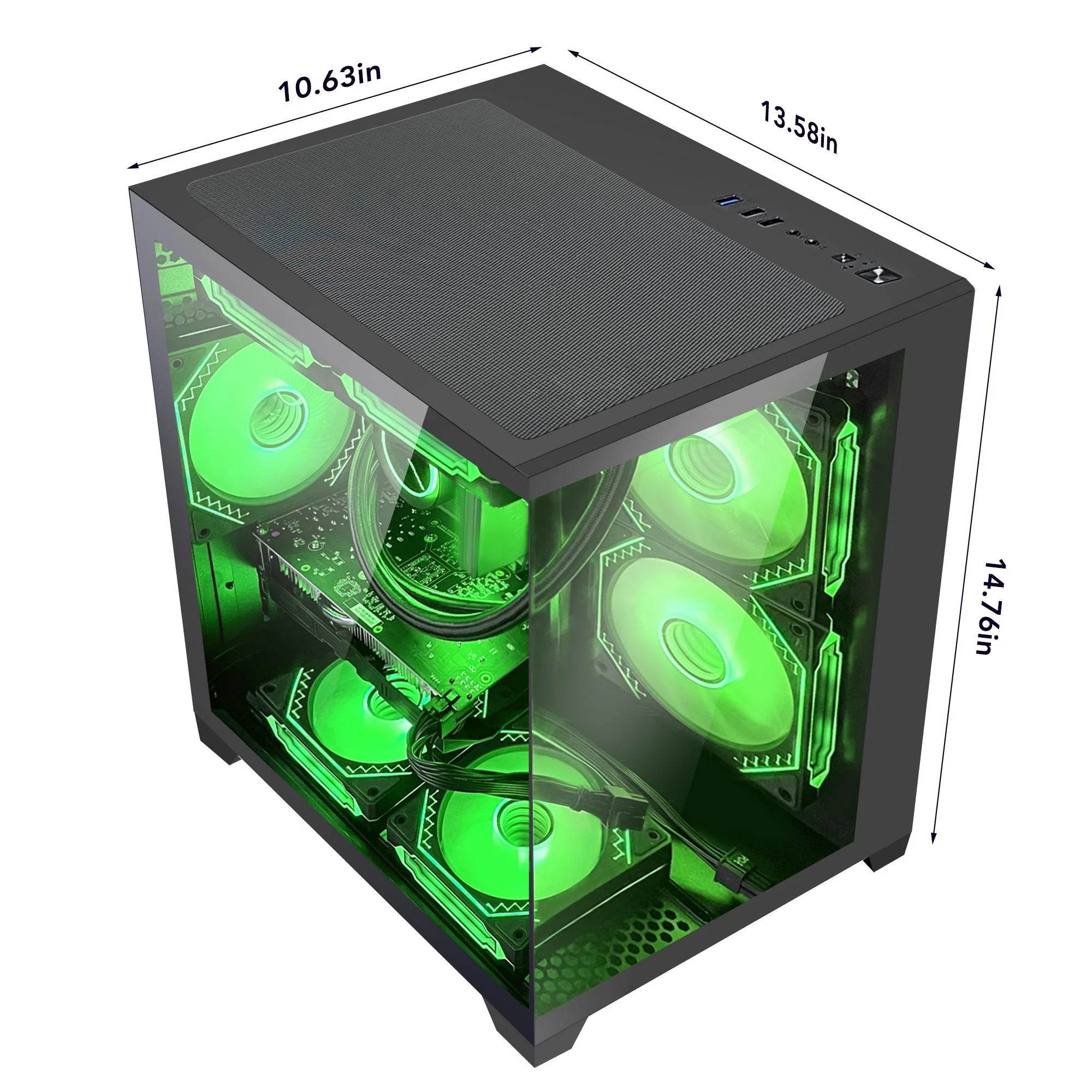 Gaming PC AMD Ryzen 5 5600X RTX 4060 Ti 32GB RAM 1TB SSD Windows 11 Pro E9749