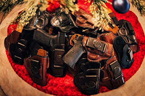 IWB Leather J Frame Revolver Holster for .38 Special Snub Nose B48967