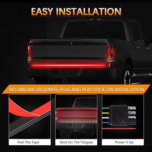 60 Inch LED Tailgate Light Bar with Reverse and Turn Signals J750361