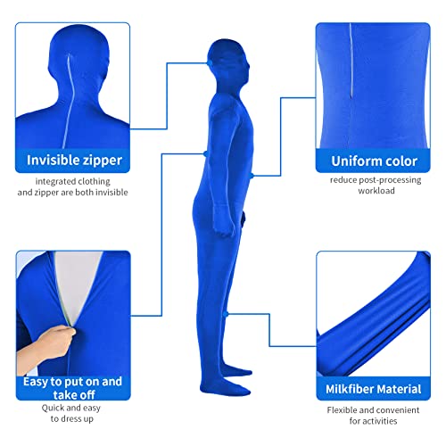 Blue Chromakey Full Body Suit for Photo Video Invisible Effect I247098