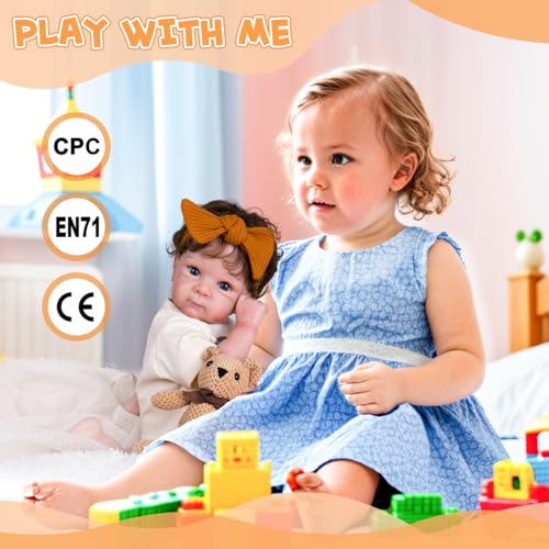 Lifelike Reborn Baby Doll 20 Inch Realistic Newborn Girl with Gift Box X3105