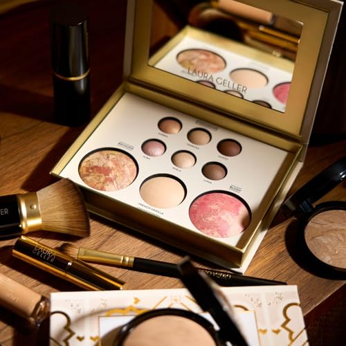 Baked Palette - Tuscan Dreams - Full Size - Bronzer, Blush, Highlighter, 6 Eyeshadows E2675