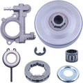 Adefol Cylinder Head Engine Motorcycle Parts Oil Pump Sprocket Clutch Drum Rim Kit for Stihl 026 MS260 Chainsaw Replace Parts .325-7T 19mm Worm Gear