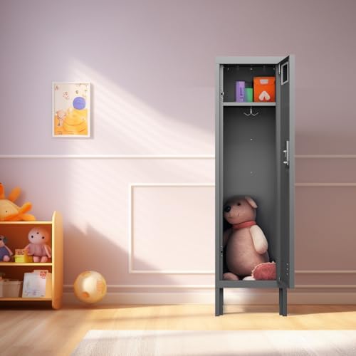 Metal Cabinet with Lockable Door for Office, Gym, School, Home A290