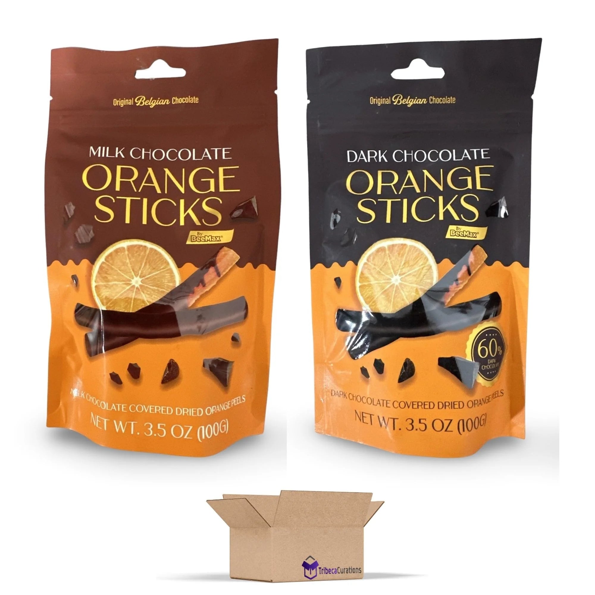 Dark Chocolate Orange Sticks 3.5 oz, Pack of 4 C5433