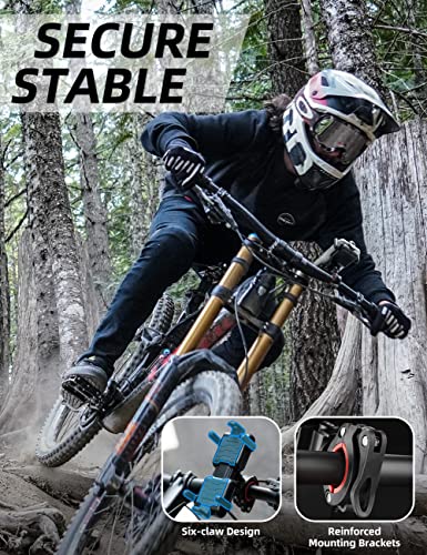Bike Phone Holder Adjustable Motorcycle Mount Handlebar Clip for Bicycle Scooter K22604