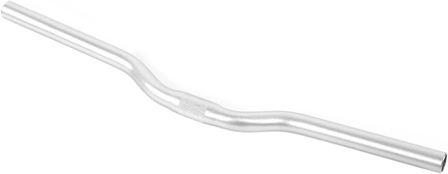 Fixed Gear Riser Handlebar Flat Bar Bike Accessory Silver T211351