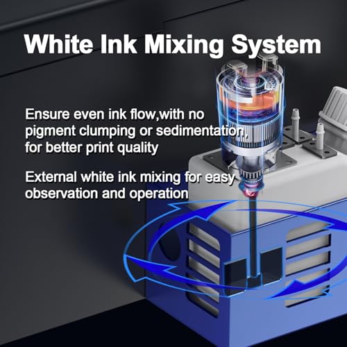 A4 DTF Printer with Film Cutter and White Stirring System A225801