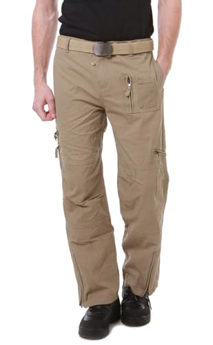 Men's Cotton Multi-Pocket Cargo Pants X554
