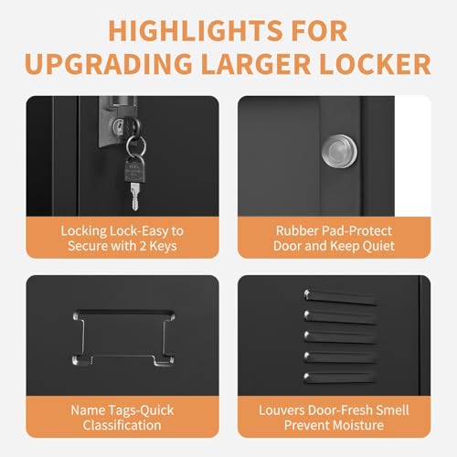 Metal Lockers with Shelves 72" H for Employees C448234