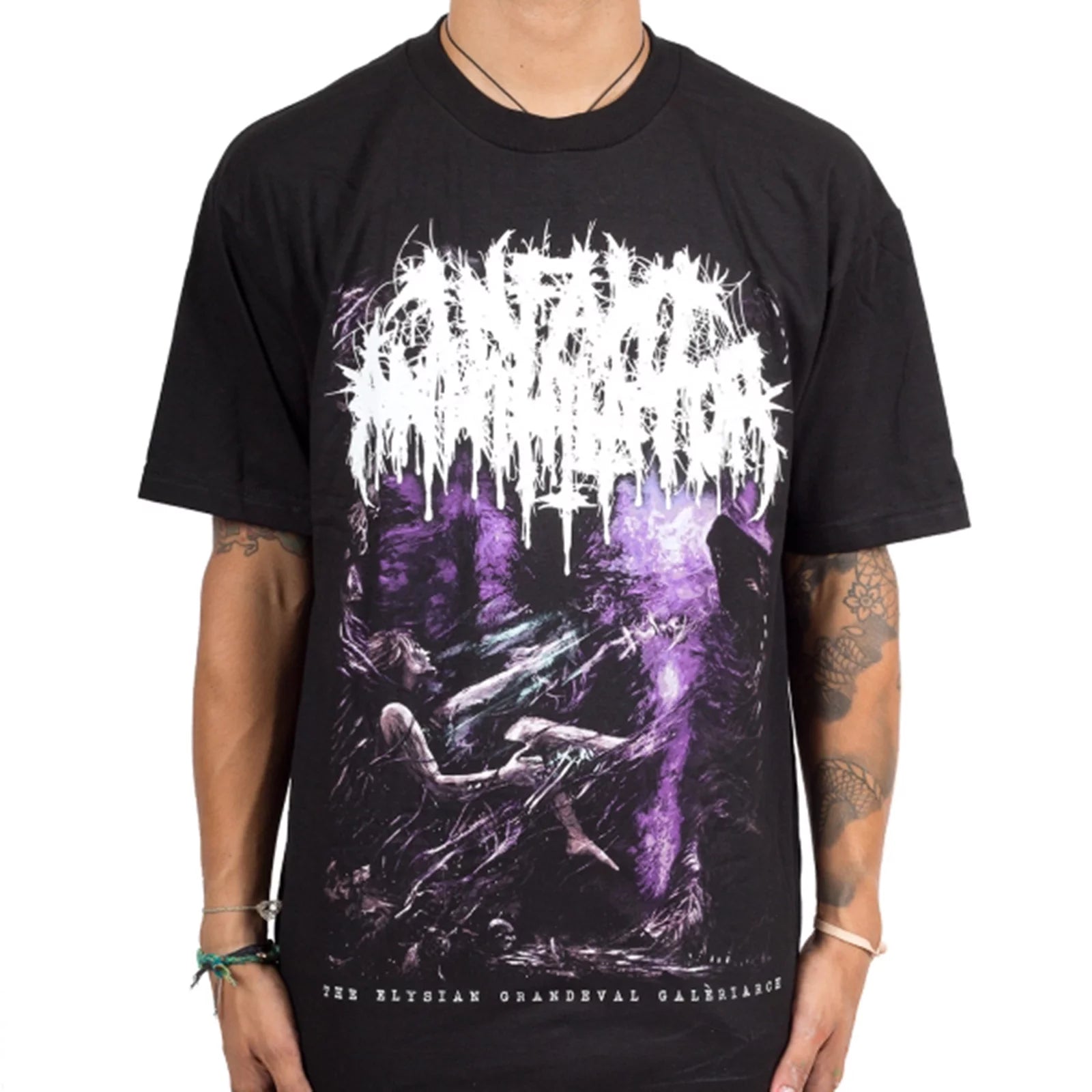 INFANT ANNIHILATOR Men's The Elysian Grandeval Galeriarch T-Shirt L