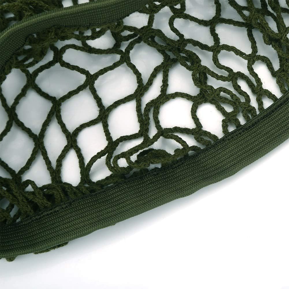 Green Helmet Net, Army Helmet Nylon Camouflage Net with Elastic Band U891