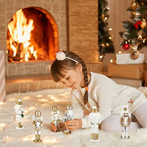 Christmas Nutcracker Ornaments Wooden Hanging Decorations 5 Inch H421