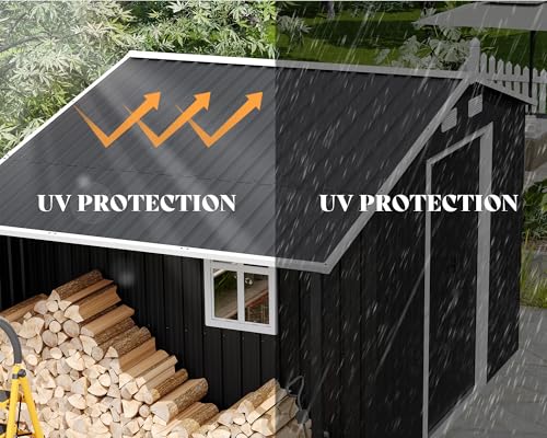 Outdoor Storage Shed with Sliding Doors and Windows O257