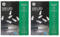GE 100 LED Miniature Lights Energy Smart ConstantOn, Pure White (2-Pack)