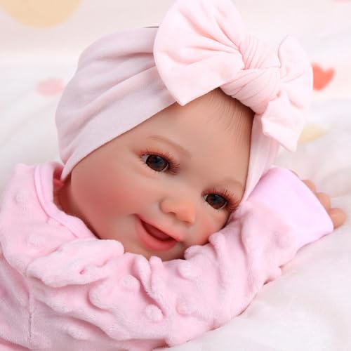Reborn Baby Doll Sunny - 17 Inch Soft Vinyl Realistic Poseable Doll with Accessories L43468