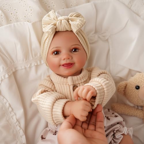 Reborn Baby Doll Sunny - 17 Inch Soft Vinyl Realistic Poseable Doll with Accessories L43468