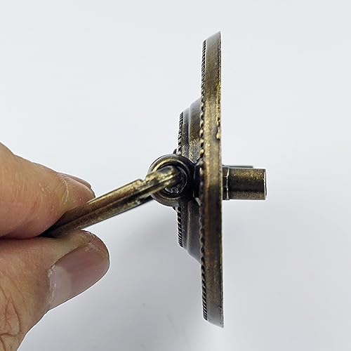Antique Brass Bail Drawer Pull Oval Drop Swing Handles Cabinet Knob Hardware D936