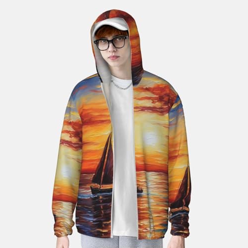 UPF 50+ Sun Protection Hoodie Jacket Quick Dry Long Sleeve M255189