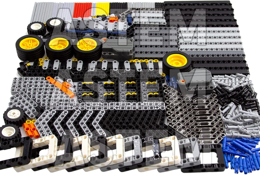 Technic EV3 Replacement Building Block Parts with Bricks, Bushes, and Pins G43502
