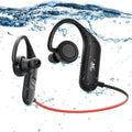 Waterproof Earbuds for Swimming, Swimming Headphones with mp3 Playback, IPX8 Waterproof, 16Hrs Battery, in-Ear Stereo Bass Wireless Sports Headphones for Swimming, Running, Workout