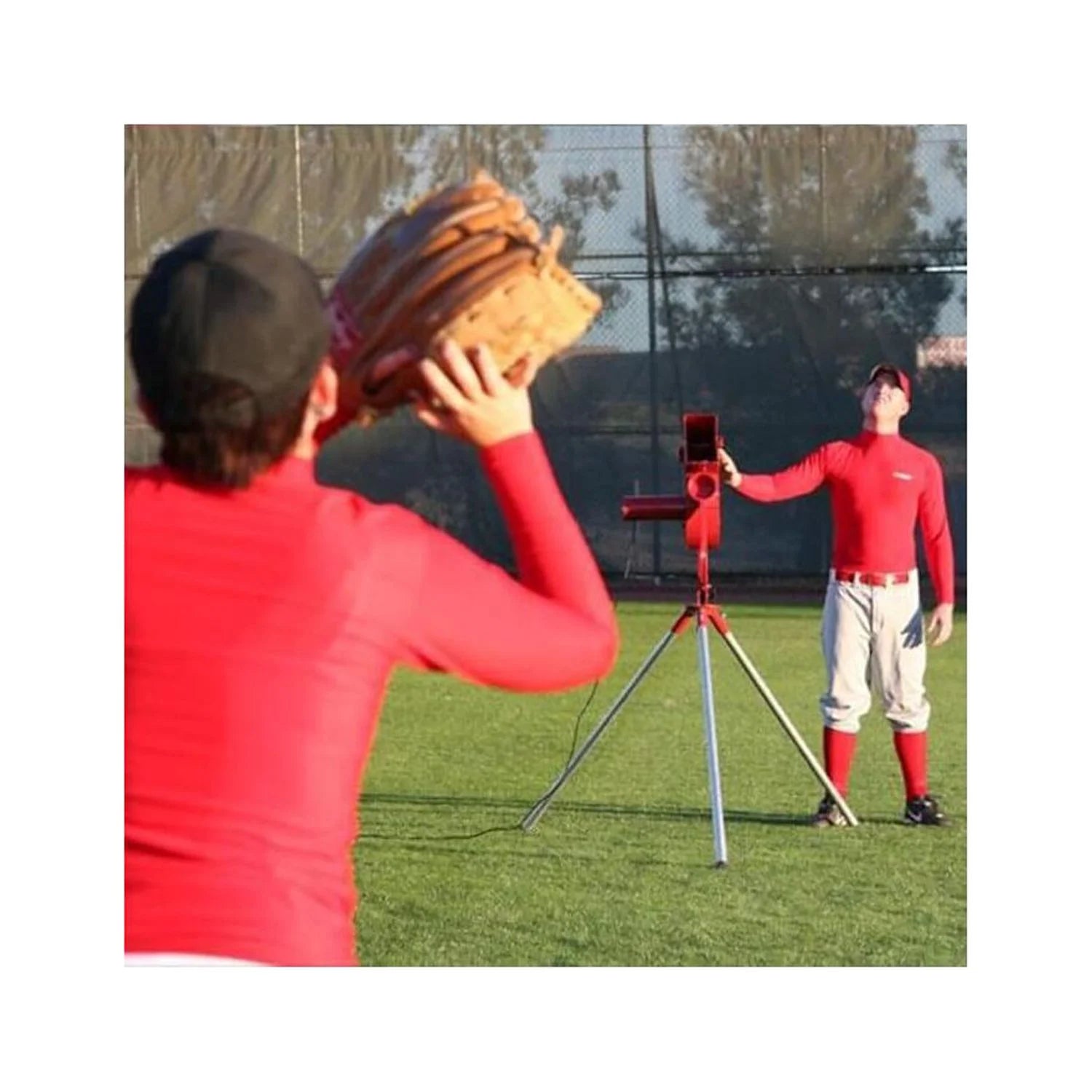 Softball Pitching Machine with 9 Ball Automatic Feeder J266