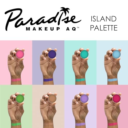 8 Color Face & Body Paint Palette, Water Activated M7690