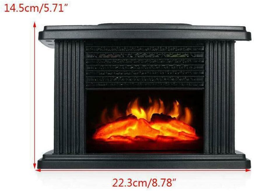 Electric Fireplace Infrared Heater, Freestanding Stove with Realistic Flame Effect M48076