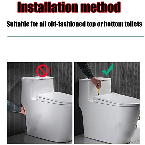 Soft Close Toilet Seat, White Square, Quick Release O1589