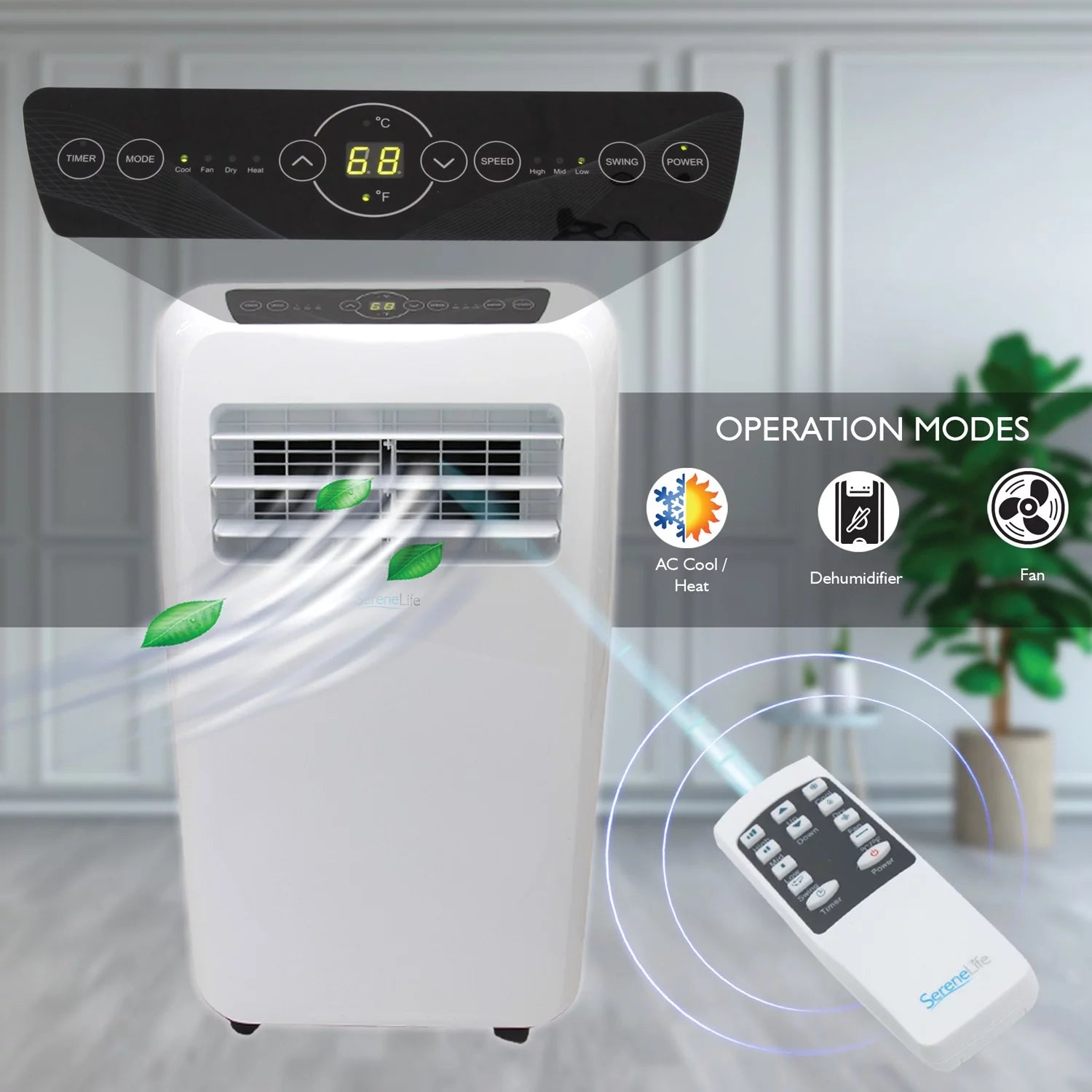 Portable Room Air Conditioner and Heater H503