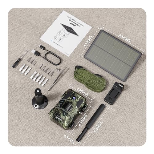4G LTE Cellular Trail Camera with Live Streaming and Motion Activation J5433