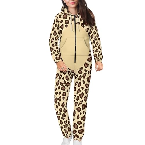 Adult Onesie Hooded One-Piece Pajama Zipper Jumpsuit for Men and Women I930