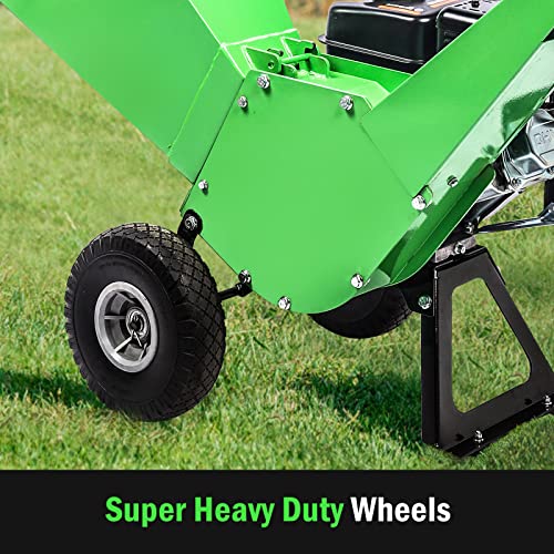 7HP Gas Wood Chipper 3 Inch Max Cutting Diameter U332458