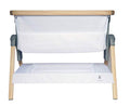 Venice Child California Dreaming Bedside Crib Bassinet w/Travel Bag, Removable Compressed Cotton Mattress, Height Adjustable, Easy Clean - Grey