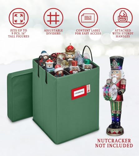 Christmas Nutcracker Storage Box for Figurines and Ornaments R1156