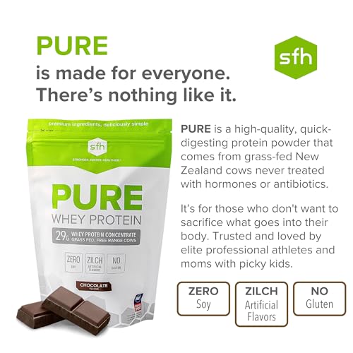 Pure Whey Protein Powder, Grass Fed, Non-GMO A224959