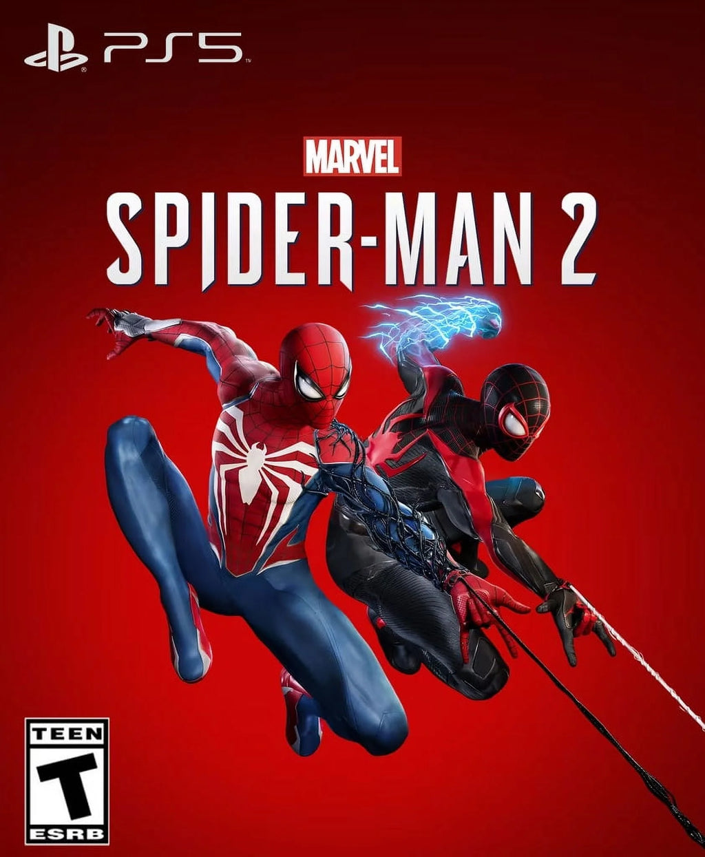 PS5 Disc Console Bundle with Spider-Man 2 Game, Controller and Charger D66966