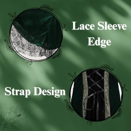 Medieval Tea Party Dress with Bubble Sleeves and Belt J695606