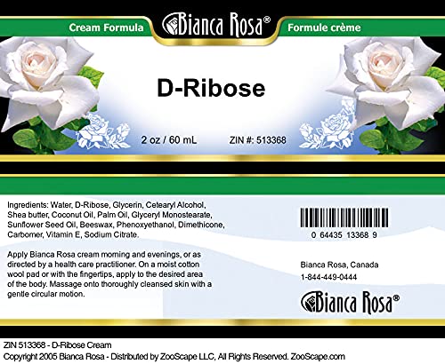 D-Ribose Cream 2 oz, 2 Pack A199388